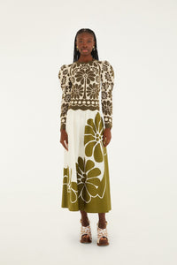 Palermo Green Jupe - Palermo Green