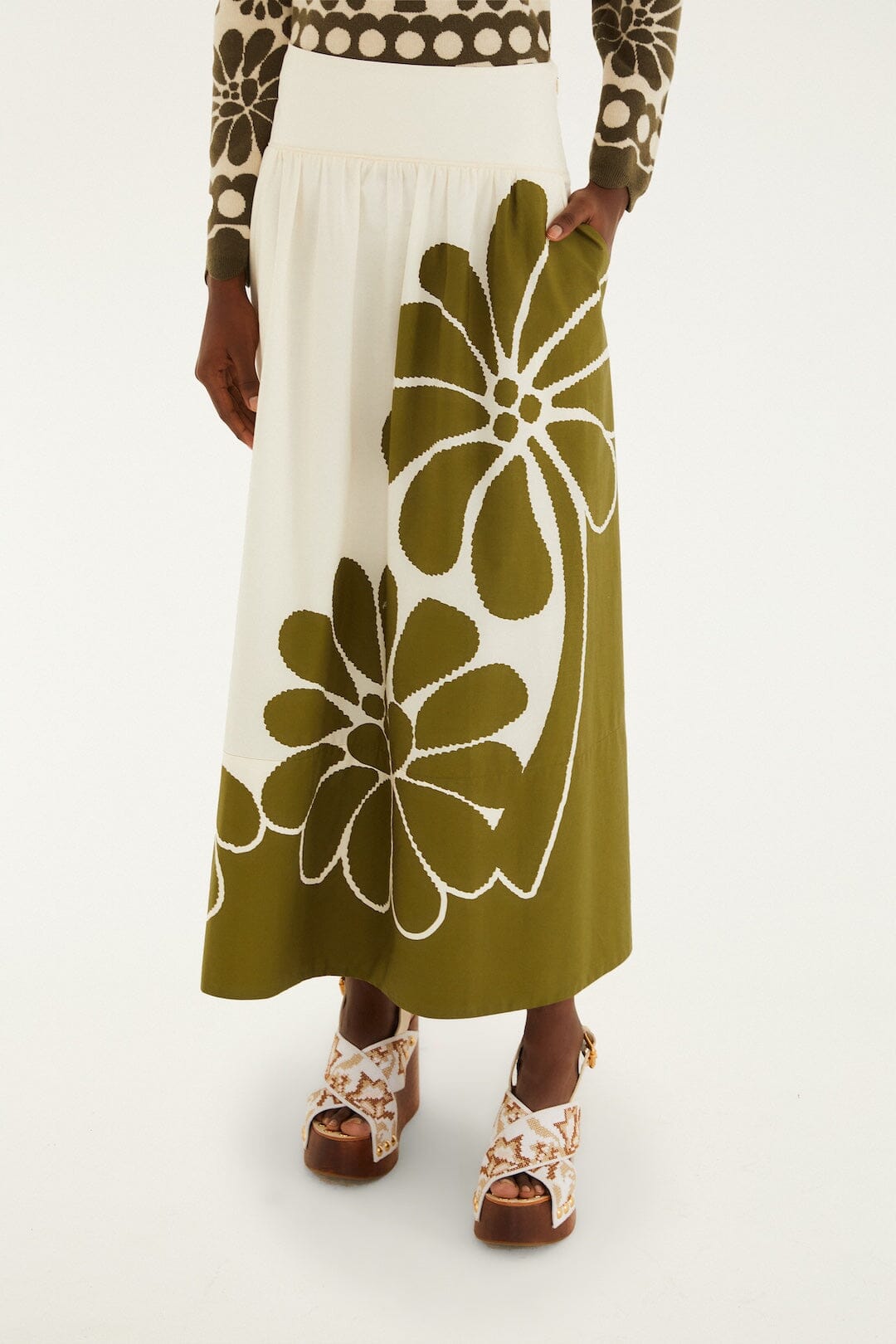 Palermo Green Jupe - Palermo Green