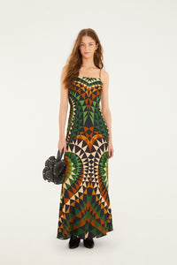 DIFFUSELY_Deco Green Robe longue - Deco Green
