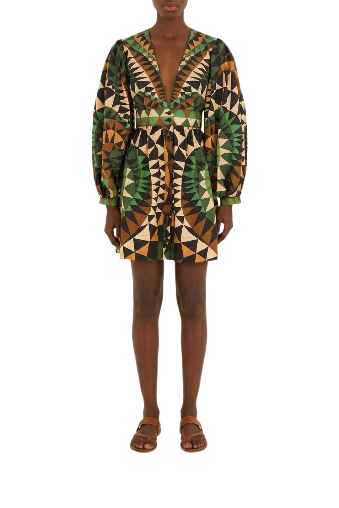 NEW_FELIX_JAMBES_Deco Green Robe courte - Deco Green