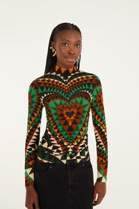Deco Green Blouse - Deco Green