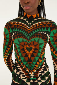 Deco Green Blouse - Deco Green