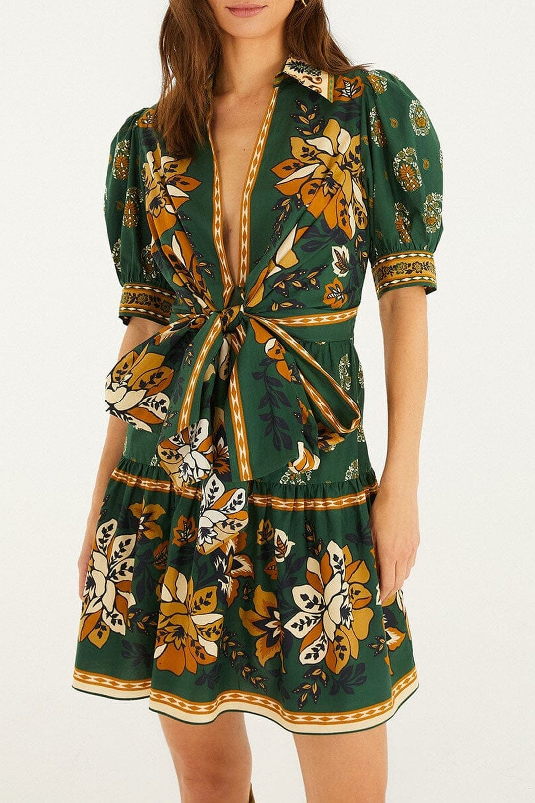 Robe courte Ayla - Vert