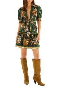Robe courte Ayla - Vert