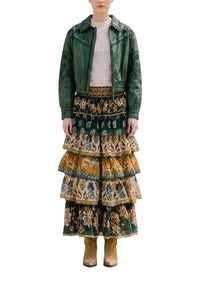 Ayla long skirt - Green