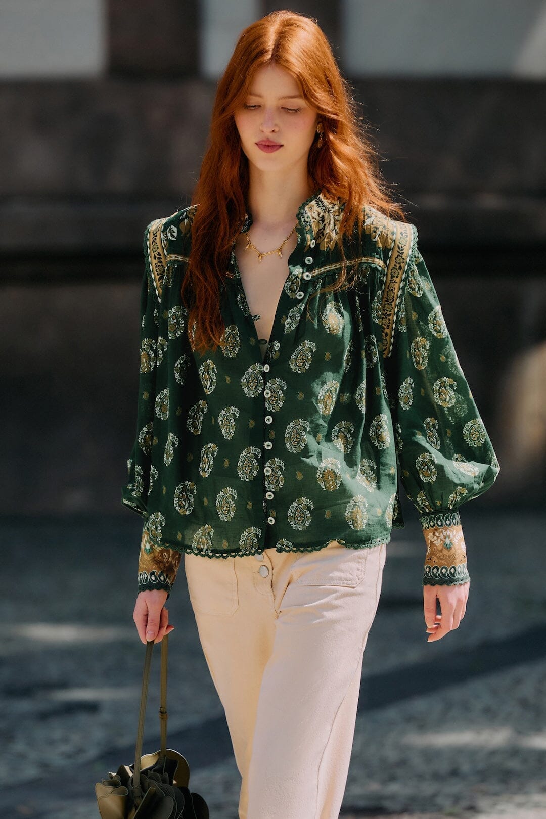 Ayla Green Blouse - Ayla Green