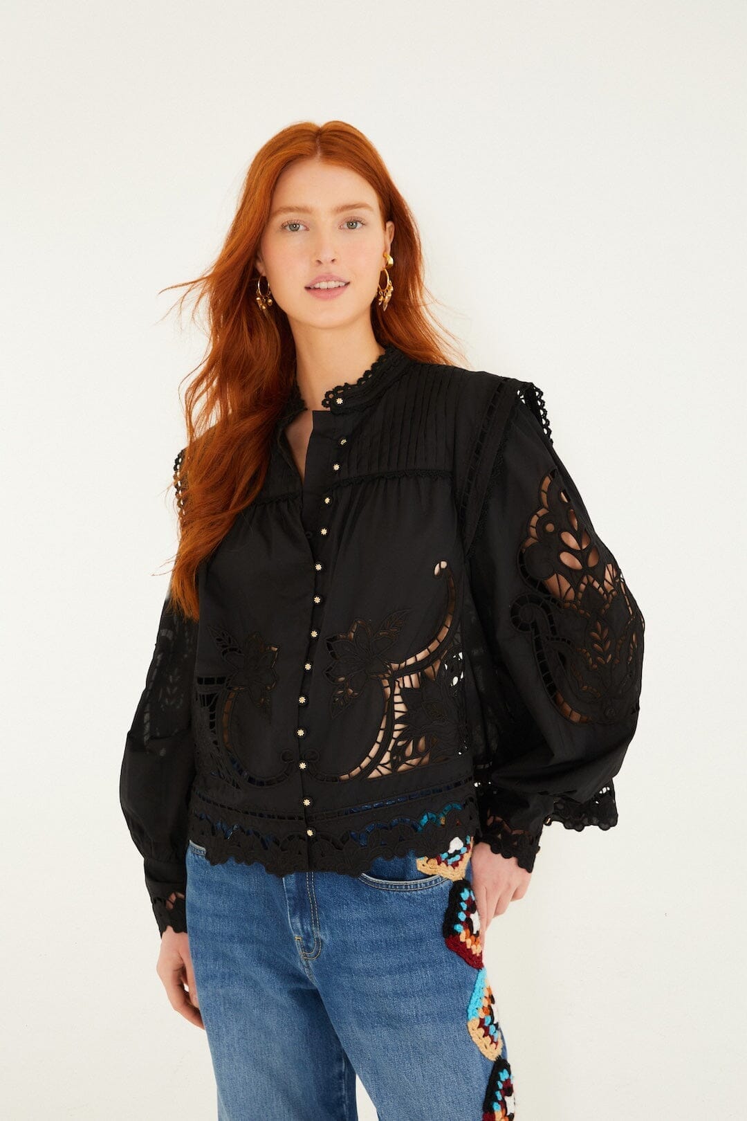 Black Blouse - Black