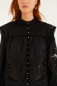 Black Blouse - Black