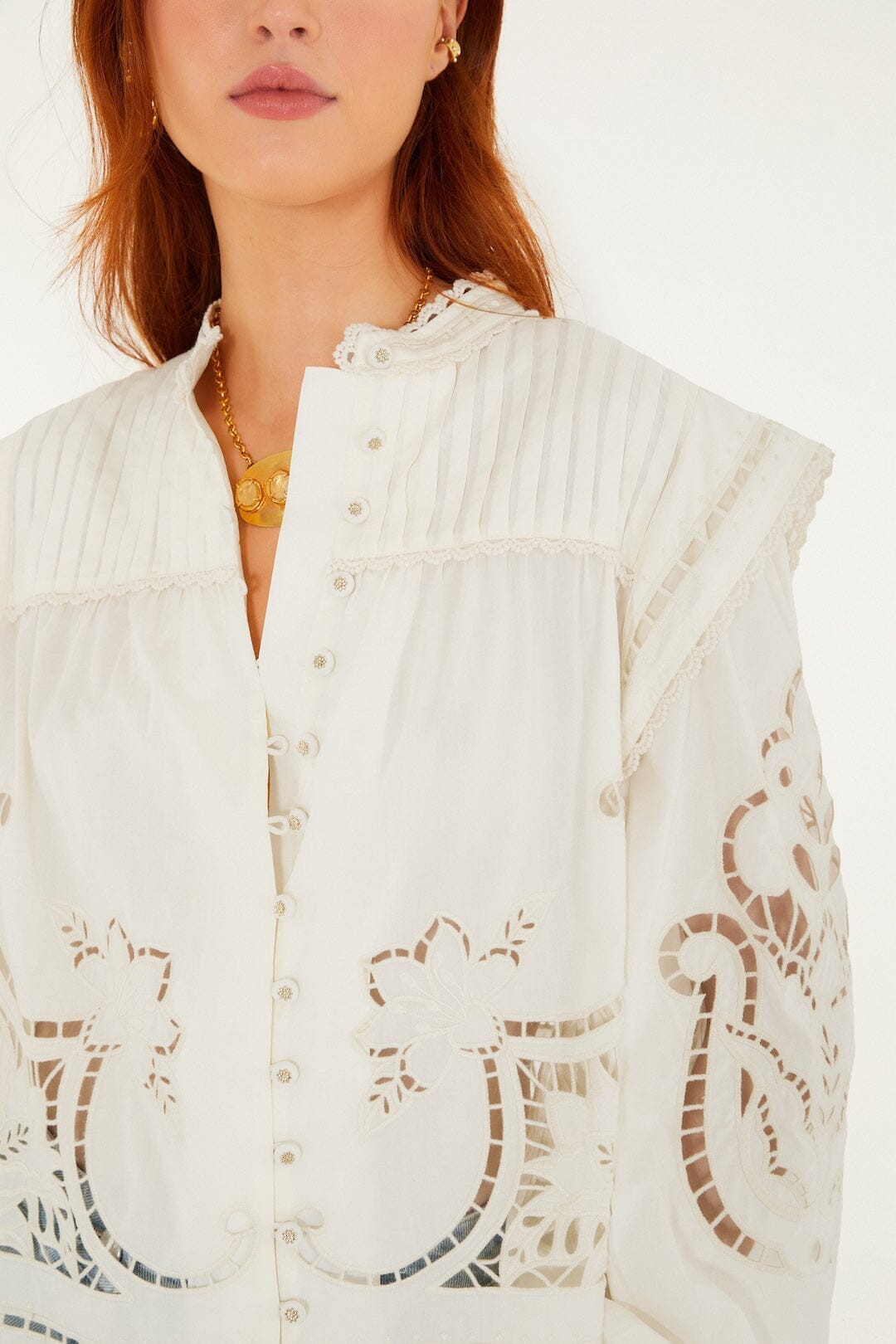 Off White Blouse - Off White