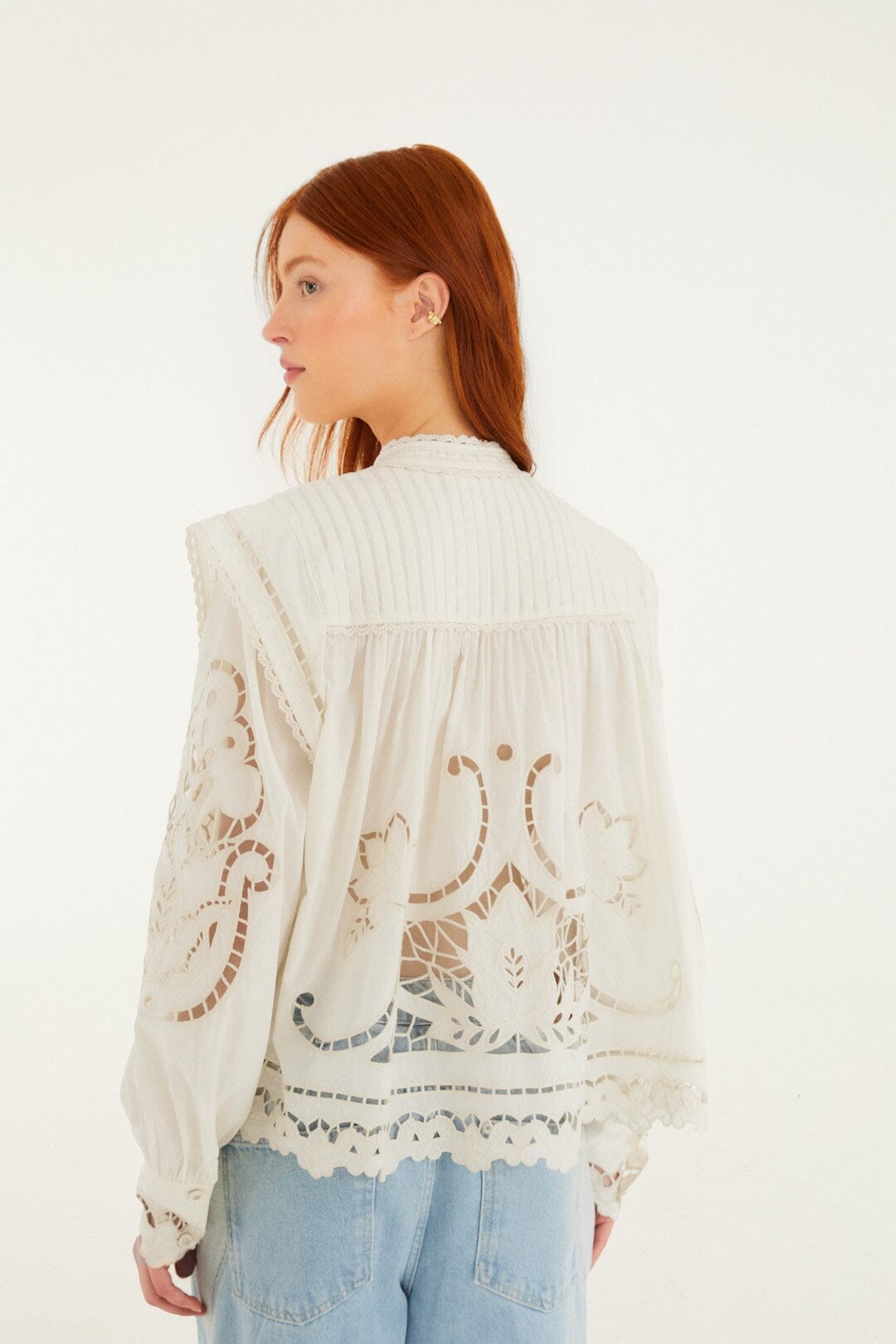 Off White Blouse - Off White