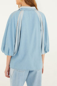 Cotton shirt - Blue