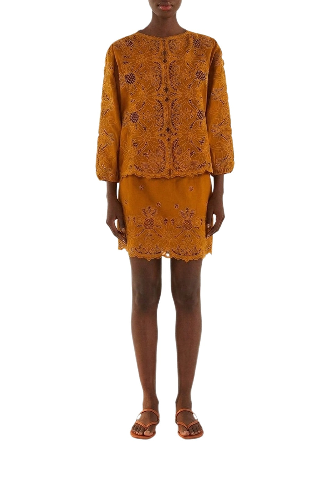 NEW_FELIX_JAMBES_Brown Blouse - Brown