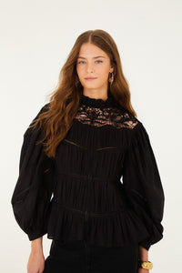 Black Blouse - Black