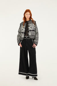 Cashews And Birds Ri Black Veste - Cashews And Birds Ri Black