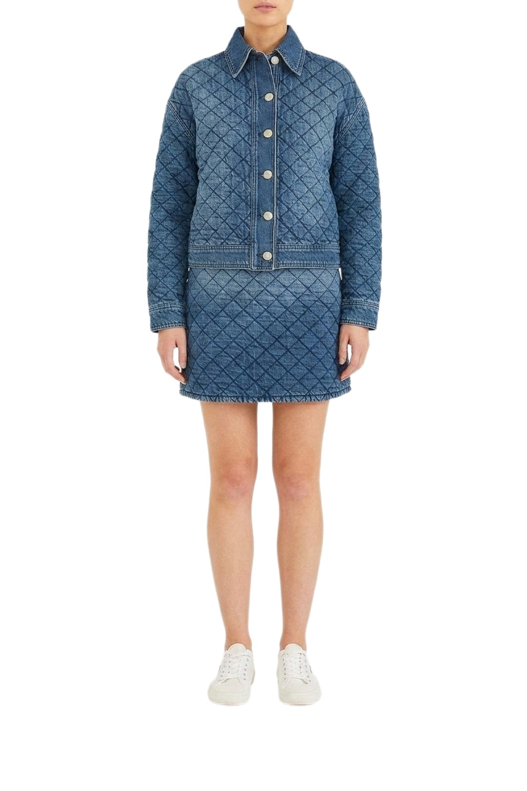 NEW_FELIX_JAMBES_Denim Jupe - Denim