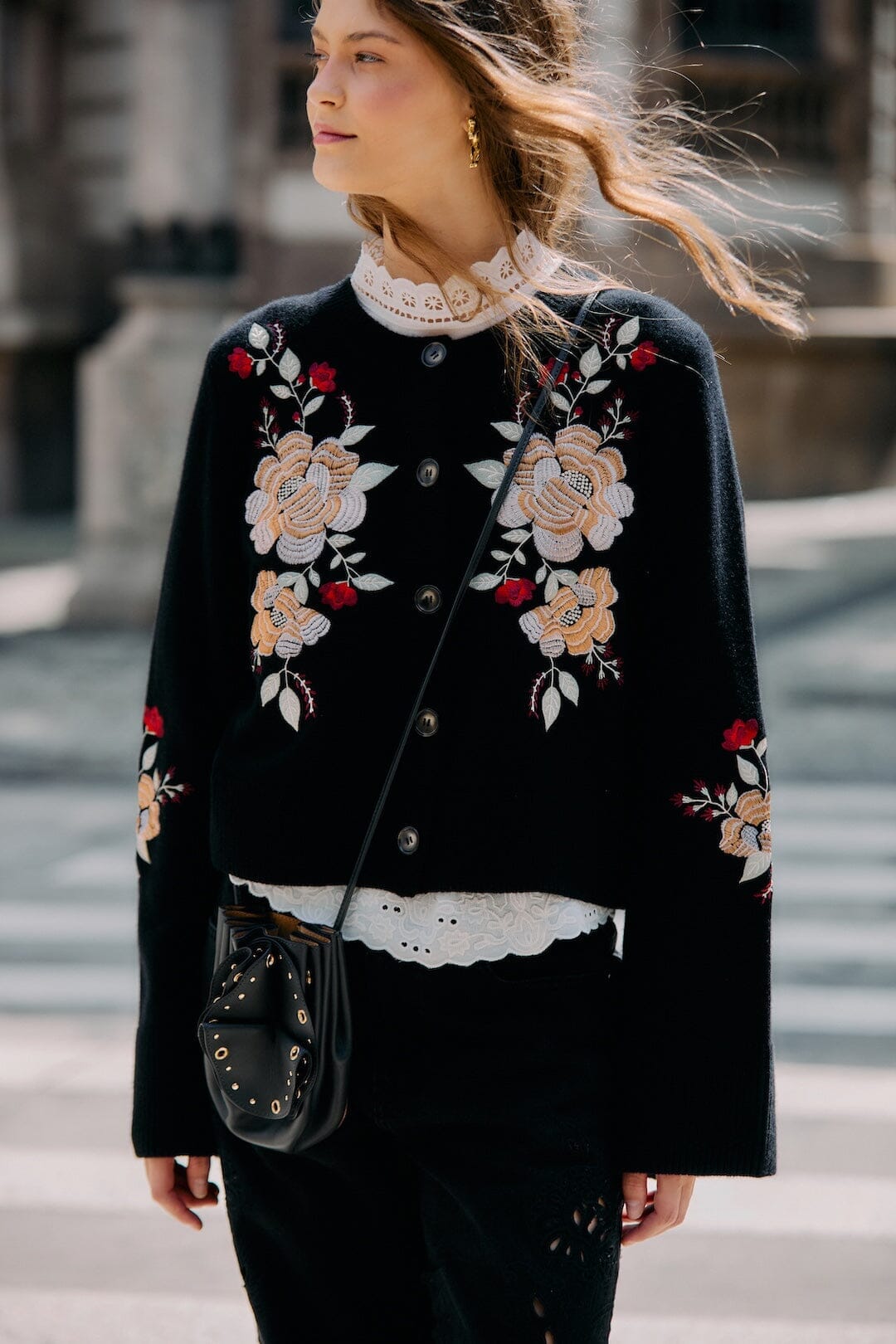 Black Cardigan - Black