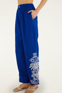 Blue Pantalon Homme - Blue