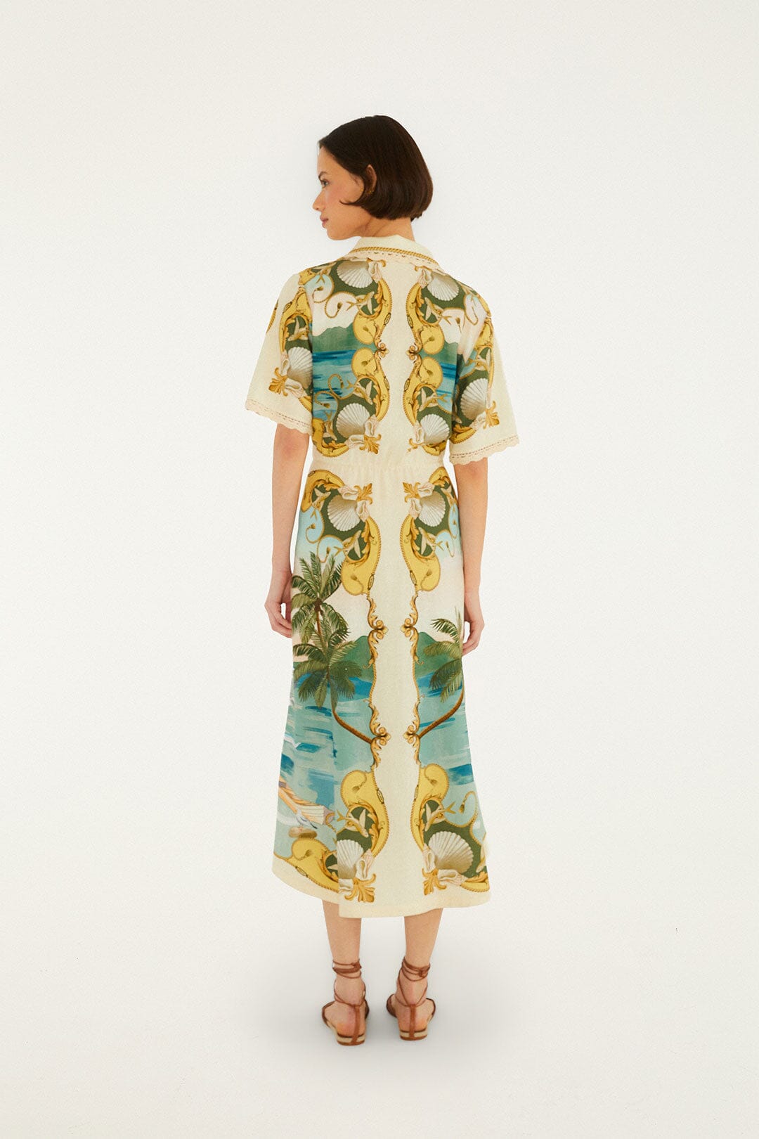 Royal Sea Multicolor Robe midi - Royal Sea Multicolor