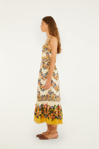 DIFFUSELY_Hilo Stripes Sand Robe midi - Hilo Stripes Sand