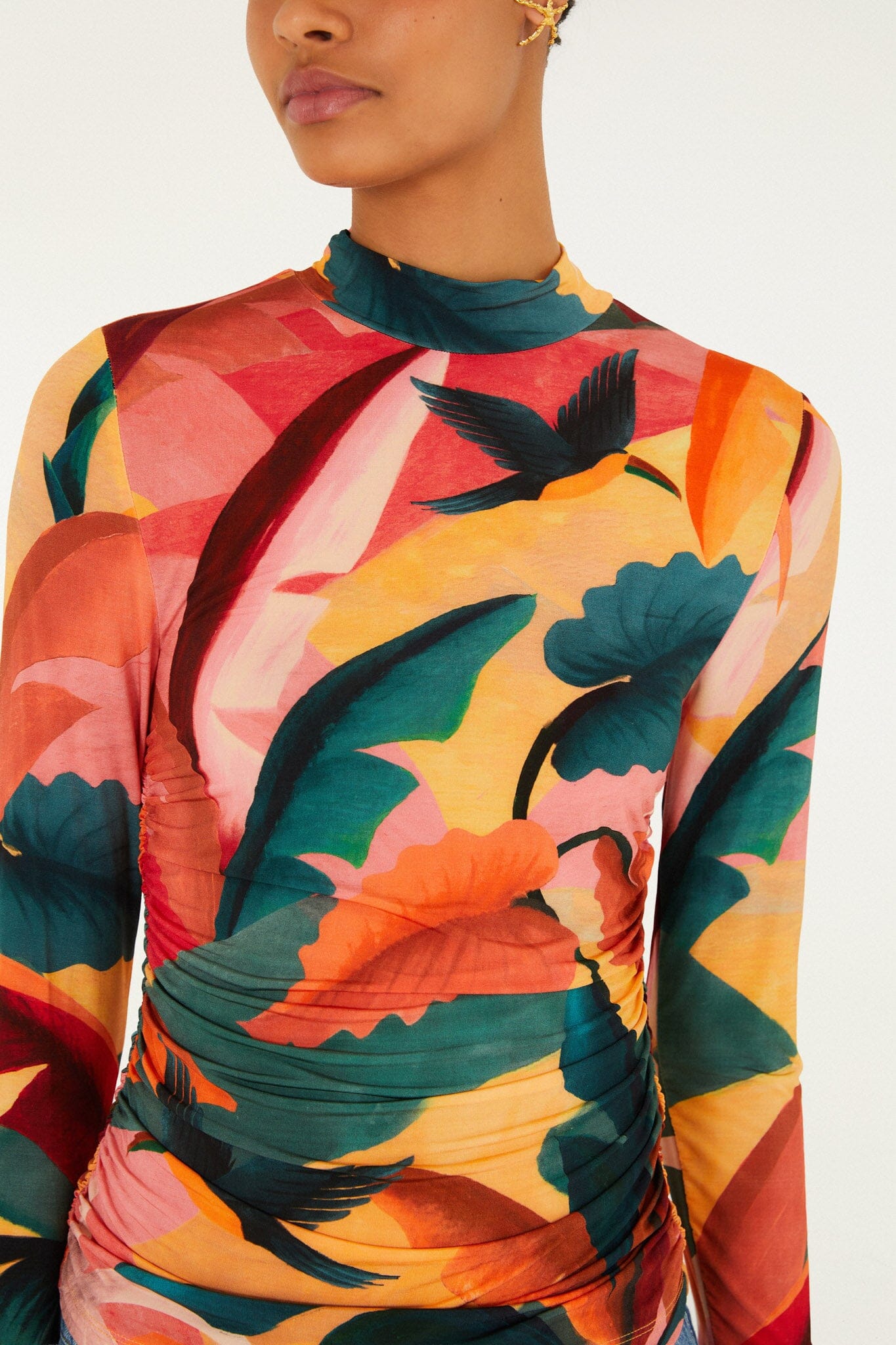 forest Multicolor Blouse - forest Multicolor