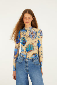 Mystical Blue Blouse - Mystical Blue