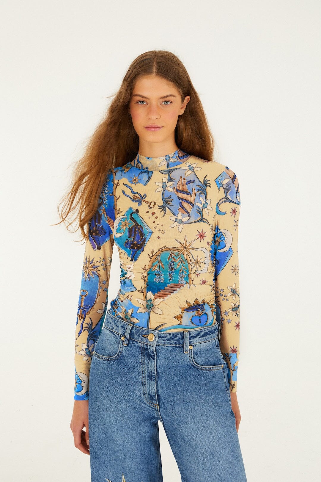 Mystical Blue Blouse - Mystical Blue