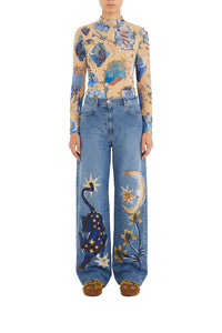 Blouse Mystical - Bleu
