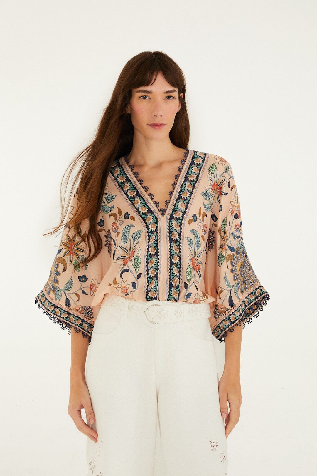 Floral Delhi Light Pink Body - Floral Delhi Light Pink