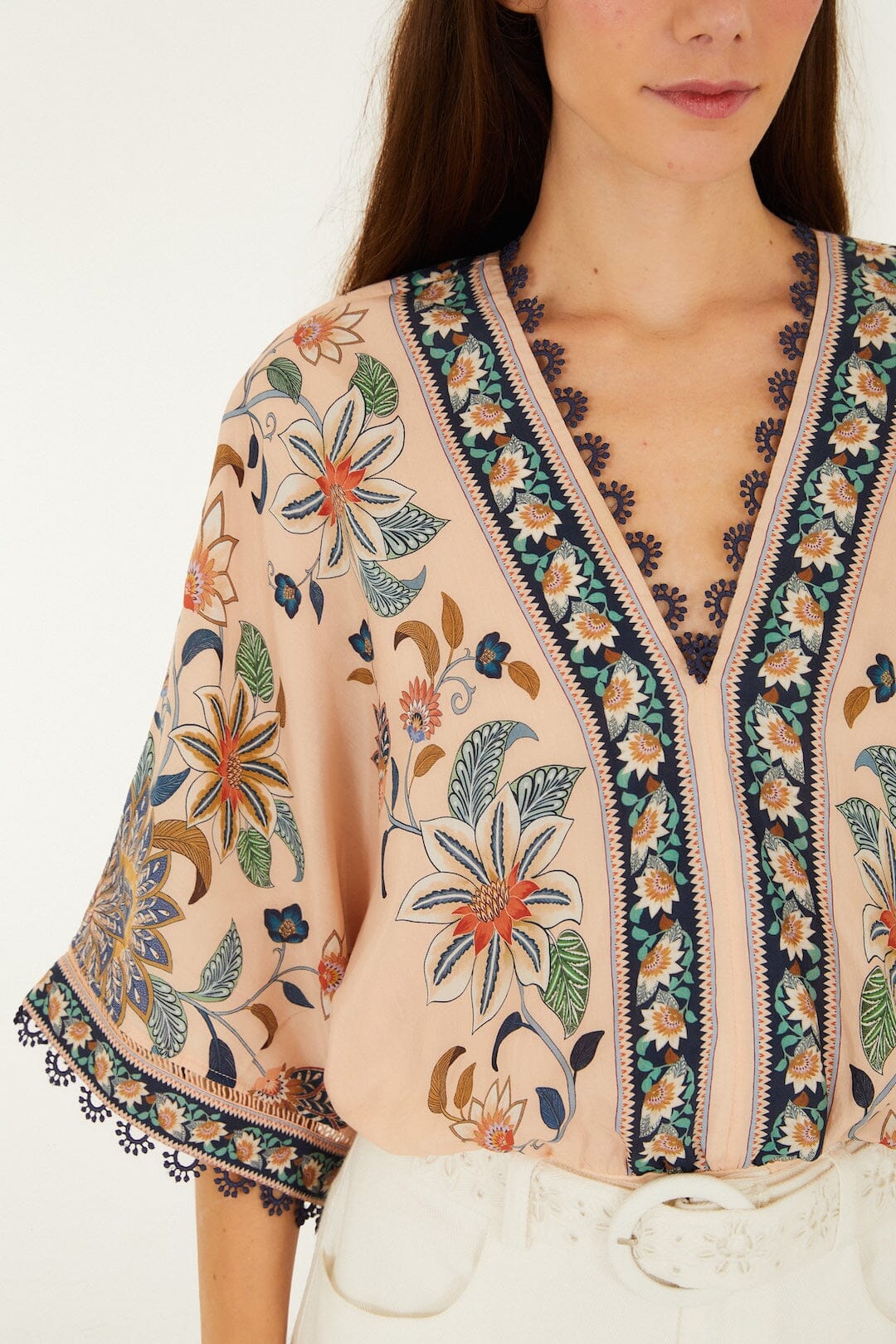 Floral Delhi Light Pink Body - Floral Delhi Light Pink