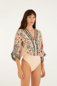 Floral Delhi Light Pink Body - Floral Delhi Light Pink