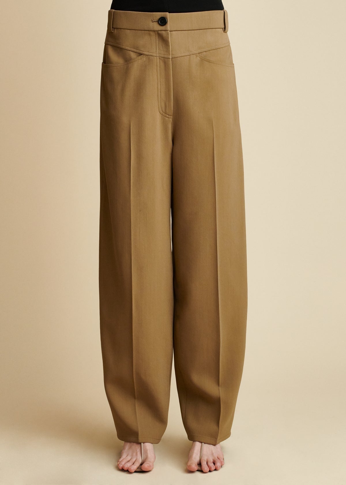 Preen pant in wool - Flax