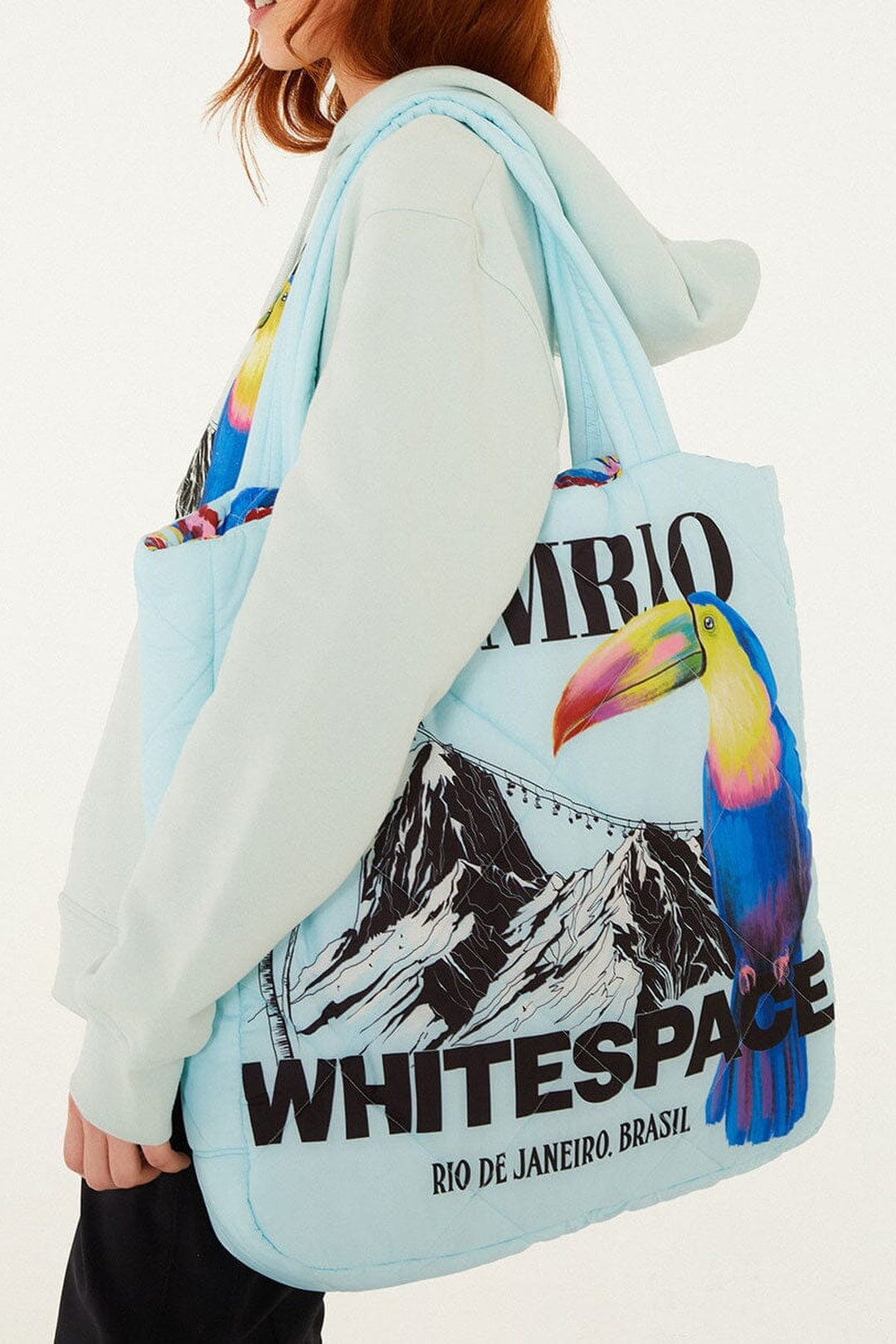 Tote bag Toucan - Bleu