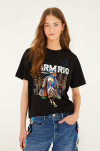 BADVIEW_NEW_Black T-shirt - Black