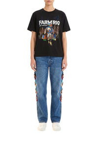 BADVIEW_NEW_Black T-shirt - Black
