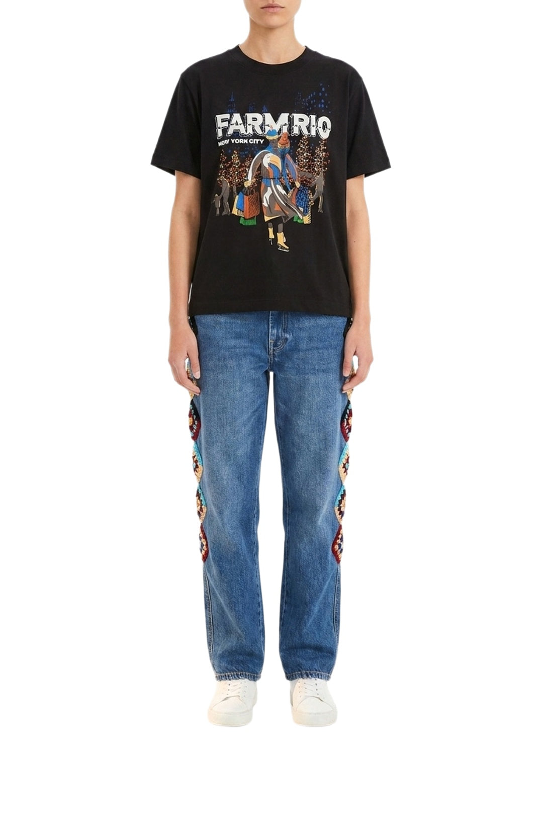 BADVIEW_NEW_Black T-shirt - Black