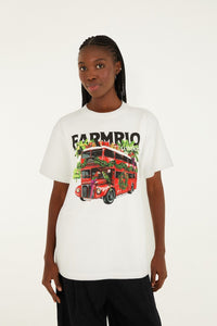 CHECK VUE_Off White T-shirt - Off White