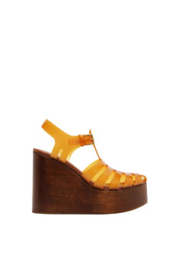 Sandales compensées Fisherman Jelly - Beige