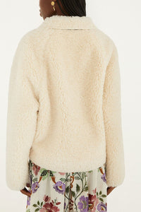 Bomber Rococo Flowers - Beige