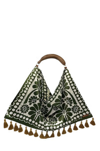 Sac foulard en jacquard - Rose