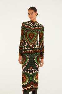 Deco Green Robe midi - Deco Green