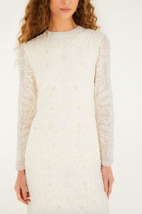 Off White Robe midi - Off White