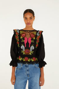 Black Blouse - Black