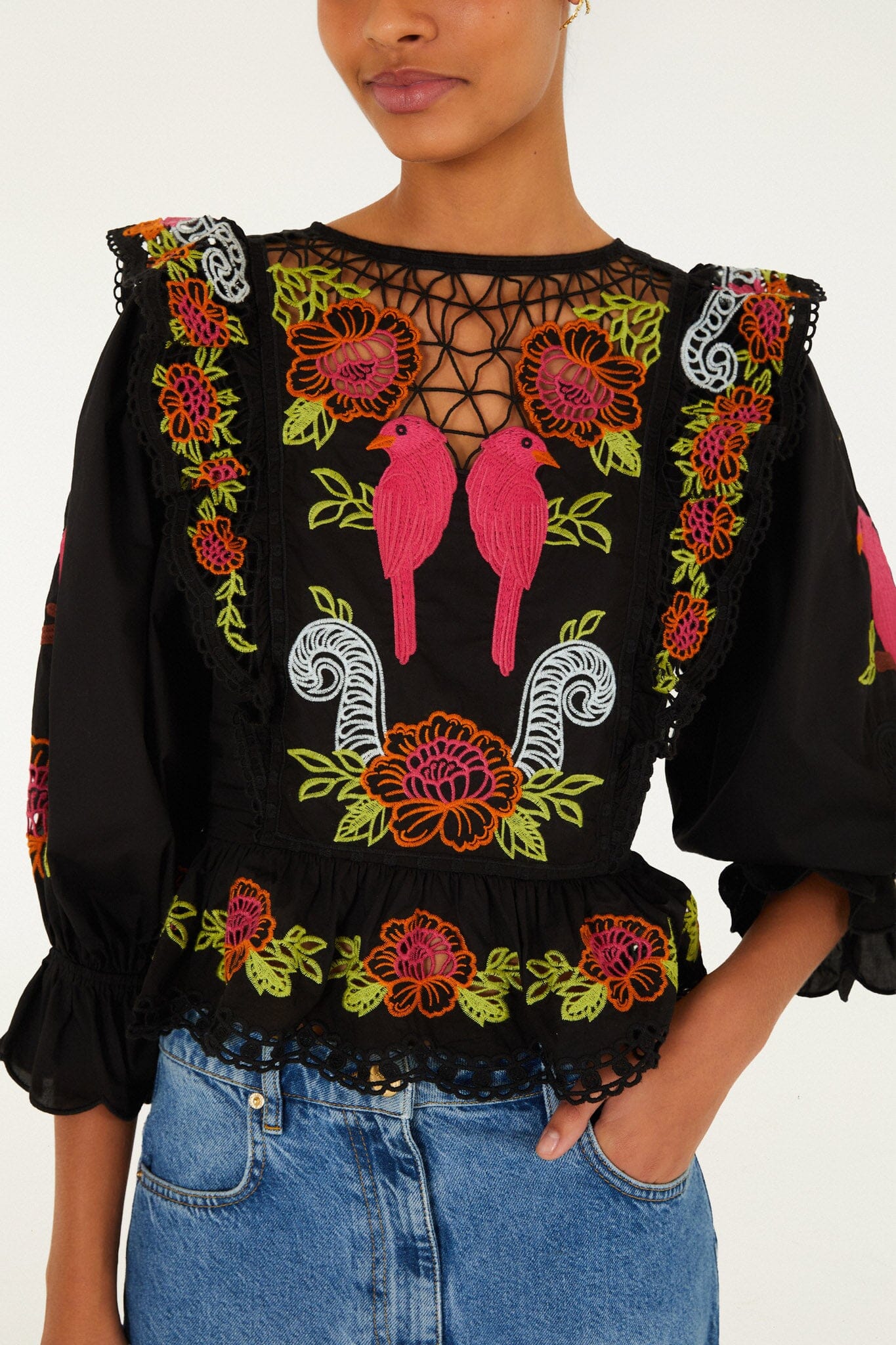 Black Blouse - Black