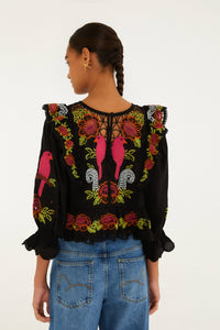 Black Blouse - Black