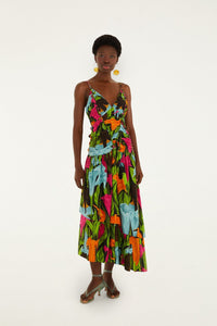 Mujeres Y Flores Black Robe longue - Mujeres Y Flores Black