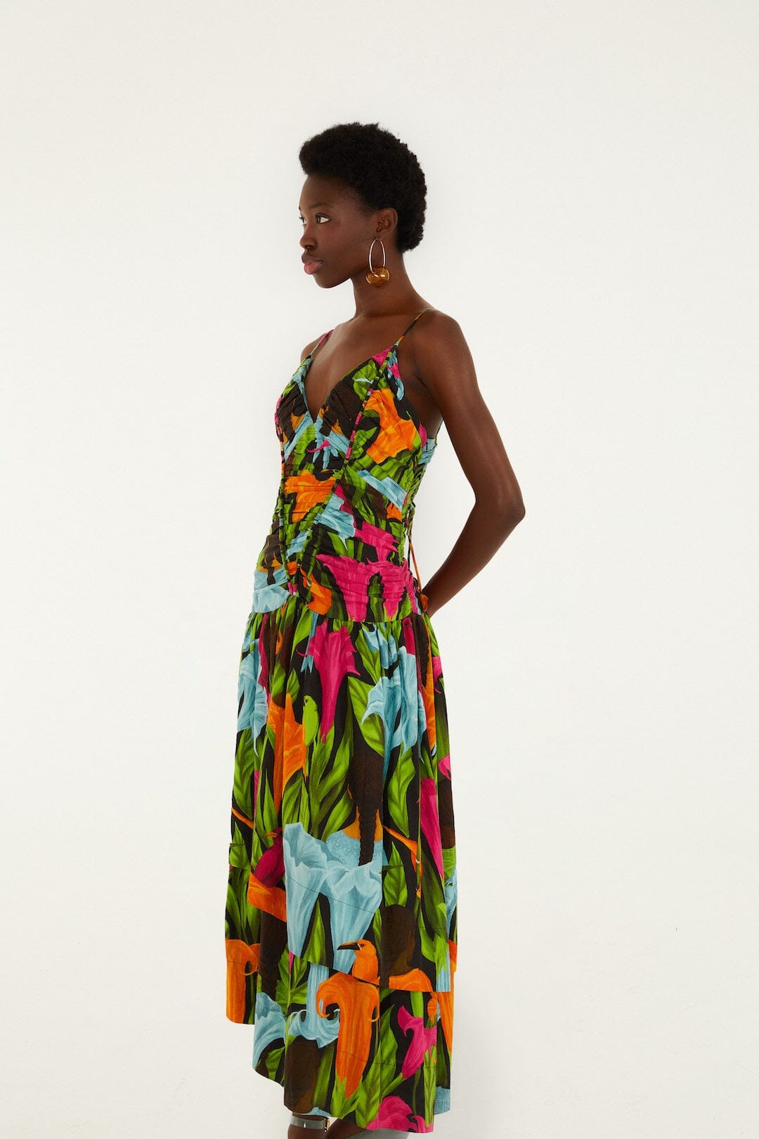 Mujeres Y Flores Black Robe longue - Mujeres Y Flores Black