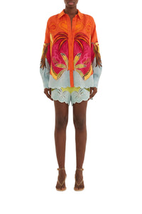 Chemise Usiacuri en lin - Multicolore