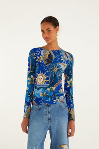 DIFFUSELY_Mystical Blue Blouse - Mystical Blue