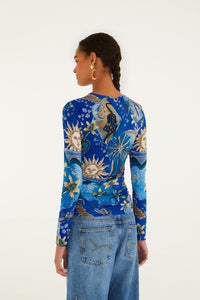 Mystical Blue Blouse - Mystical Blue