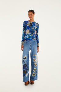 DIFFUSELY_Mystical Blue Blouse - Mystical Blue